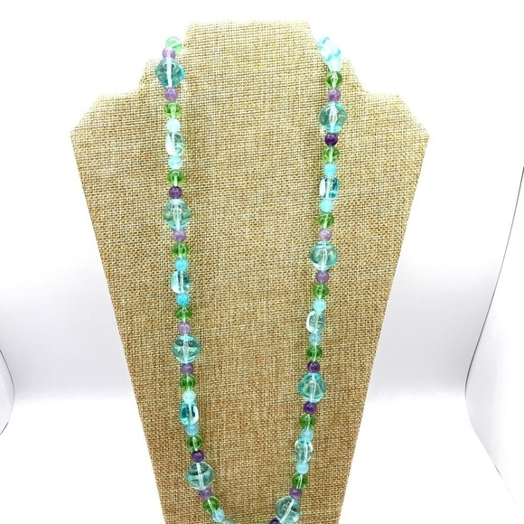 Spring Glass Bead Necklace - Picture 4 of 8